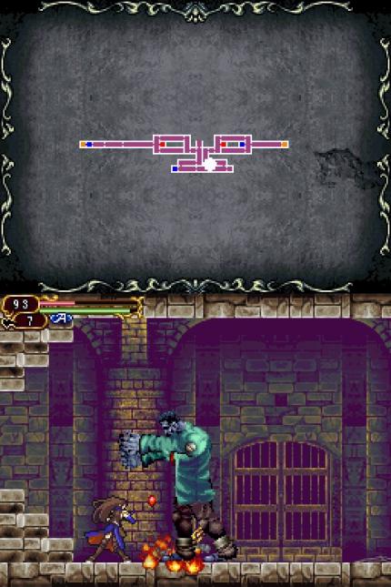 VERLIES Auch dieser Bursche dürfte Castlevania-Veteranen bekannt vorkommen.