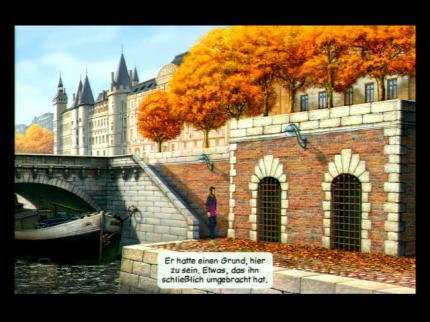 Baphomets Fluch - The Director's Cut (Wii) - AM SEINE-UFER Jedes einzelne Hintergrundbild wurde extrem aufwändig von Hand angefertigt.