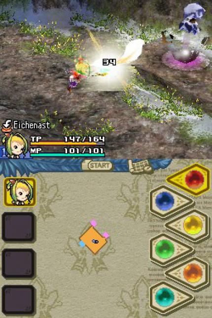 Final Fantasy Crystal Chronicles: Echoes of Time - Wie bei Crystal Chronicles üblich, tragt ihr die zahlreichen Kämpfe in Echtzeit aus.