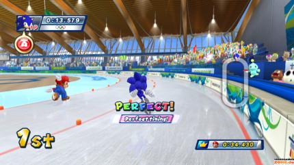 Mario und Sonic bei den Olympischen Winterspielen