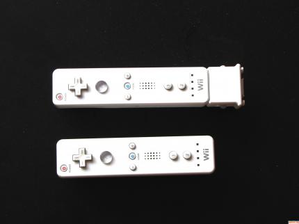 Wii Motion Plus im Vergleich zu Wii-mote