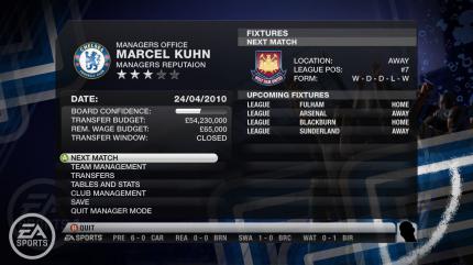 In FIFA 11 werden hoffentlicht die Menüs entschlackt