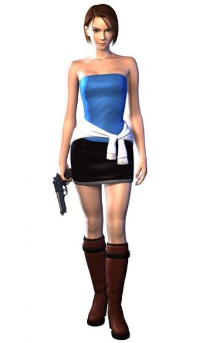 Jill Valentine aus Resident Evil 3 (1999) als Render-Artwork