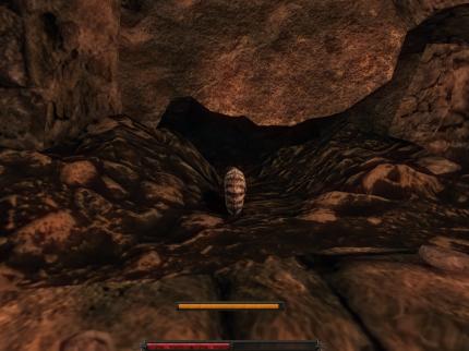 In der Form des Nautilus durchkriechen Sie Felsspalten, um dahinter Hebel oder Winden zu betätigen, die Sie anders nicht erreichen.