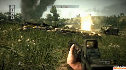 Operation Flashpoint: Dragon Rising liefert fette Explosionen.