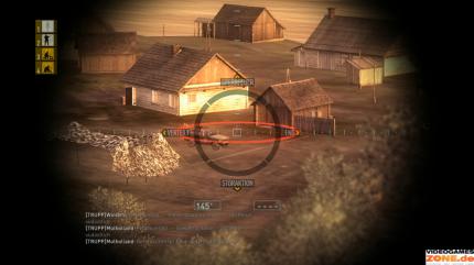 In Operation Flashpoint: Dragon Rising erteilen wir auch per Fernglas Befehle.