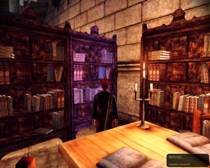 Durchsuchen Sie die Bücherregale der Bibliothek nach Kodex-Einträgen.