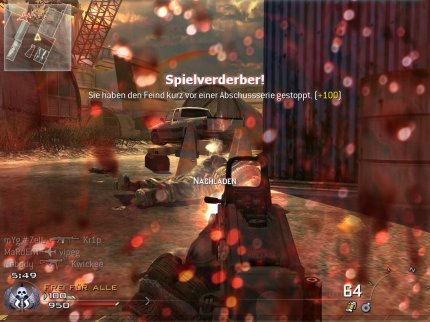 Der Sieger eines knappen Duelles ist manchmal nicht der bessere Spieler, sondern hat einfach nur einen besseren Ping gehabt.