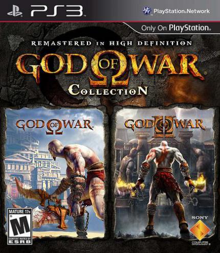 Die God of War Collection für PS3 in HD.
