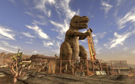 Fallout: New Vegas vs. Fallout 3 - Der Apokalypse-Vergleich - Blauer Himmel im Spiel