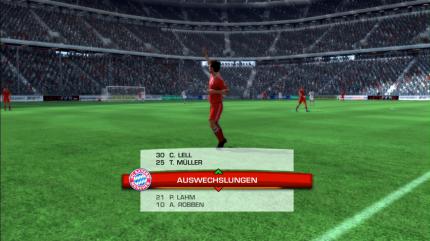 FIFA 11-Wünsche: Taktische Auswechslungen sollten in FIFA 11 kommentiert werden.