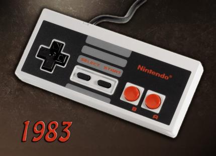 Die Anordnung der rechten Buttons gehen entgegen diverser Behauptungen nicht auf Nintendo, sondern General Consumer Electric (Vectrex-Konsole) zurück.