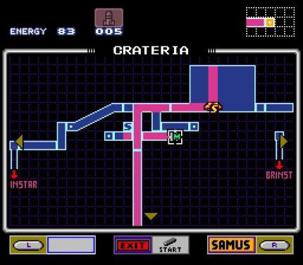 Die Metroid-Formel - Die Weltkarte gab es erstmals in Super Metroid.