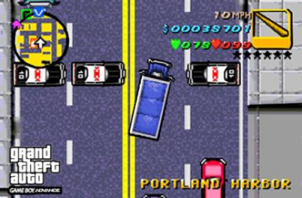 Grand Theft Auto Advance - Für den GBA wurde GTA 3 in 2D umgebaut.
