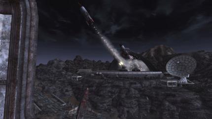 Wenn wir uns dagegen entscheiden, den Raketenstart mit der Hilfe von Chris Haversam zu sabotieren, fliegen die Ghule an Bord der Geschosse in den Himmel über Nevada.