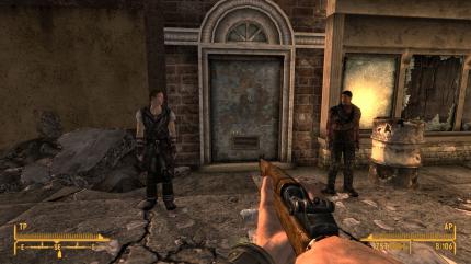Dieser Laden im Westen von Freeside dient dern RNK als Verteilungsstelle, um kostenlose Lebensmittel an Loyalisten auszugeben. Der King schickt uns dorthin, um mehr über die Motive der RNK zu erfahren.