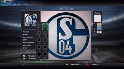 PES 2011 Editor - ... und mit dem Bildtool von den Rändern befreien.