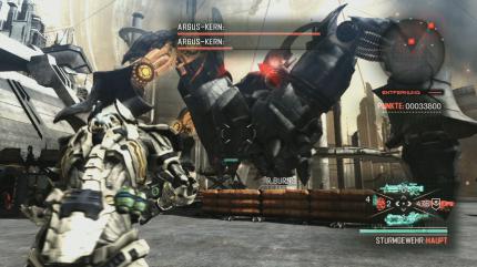 Tolle Effekte und coole Robo-Gegner: Vanquish macht optisch einigermaßen her.