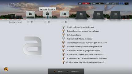 Jede Lizenz besteht aus einer 10-stufigen Testreihe. Diese erweisen sich als wahre Level-Booster . 