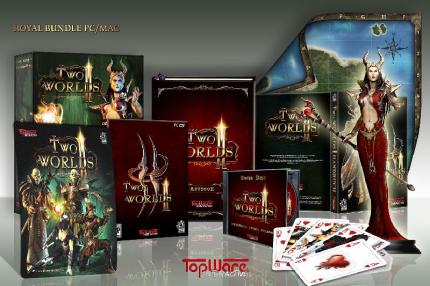 Die Royal Edition von Two Worlds 2 enthält diverse Extras. Unter anderem eine Figur.