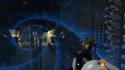 Der Aperture-Science-Komplex ist riesengroß und reicht tief unter die Erde!