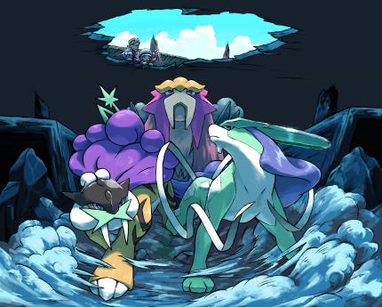 Für Pokémon Heartgold und Soulsilver erschienen einige Artworks, die sich sehen lassen können.