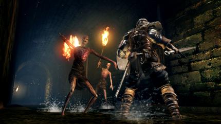 Dark Souls Komplettlösung - Versucht gegnerische Attacken zu blocken und dann zurrückzuschlagen. Marktiert die Widersacher und umkreist sie. Von hinten sind sie sehr anfällig.