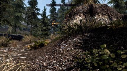 Trotz der Größe von Skyrim haben die Entwickler an viele Details gedacht. An manchen Baumstämmen erkennt man etwa Ameisenkolonnen, Bienen und Schmetterlinge lassen sich gar im Flug fangen. - Bild stammt aus der Xbox 360-Version von The Elder Scrolls 5: Skyrim.