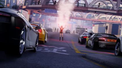 Sleeping Dogs - Auch das Starter-Girl wird teilweise von der KI über den Haufen gefahren.