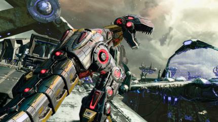 Transformers: Untergang von Cybertron - Auch die Dinobots spielen im neuen Spiel eine größere Rolle.