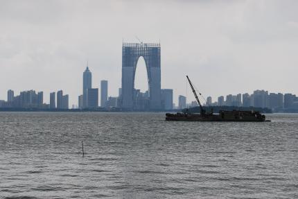 Der Hafen von Suzhou.