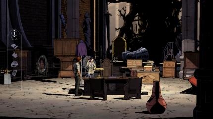 The Wolf Among Us im Test - Mehr Adventure ist nicht: An einigen Stellen dürft ihr kleine Areale frei absuchen - wirklich befriedigende Puzzles gibt es aber nicht.