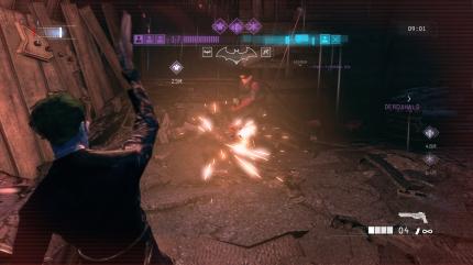 Multiplayer: Als Joker nehmen wir Robin aufs Korn.