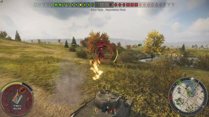 Wenn sie einmal gesichtet wurde, ist die Artillerie gegen Panzer recht wehrlos.