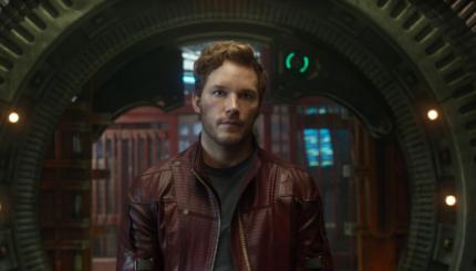 Heldenhaft: Star-Lord zögert zwar zunächst, gibt dann aber tatsächlich einen Schuss auf Gamora ab.&nbsp;