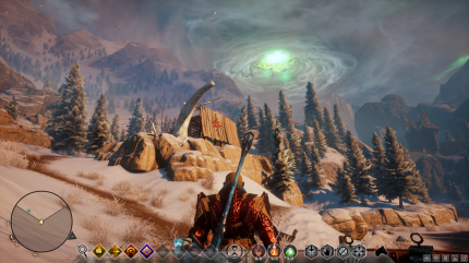 Dragon Age: Inquisition im Test - Am Himmel schwebt bedrohlich die so genannte Bresche, die für Dämonenrisse in der Fantasy-Welt Thedas verantwortlich ist.