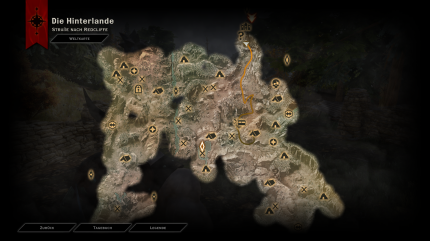 Dragon Age: Inquisition im Test - Die Questgebiete sind gespickt mit interessanten Locations. Was fehlt, ist eine Notizfunktion für eigene Angaben.