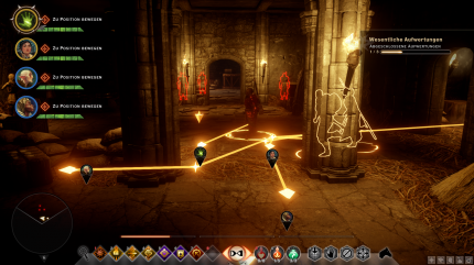 Dragon Age: Inquisition im Test - Mithilfe der Taktik-Kamera könnt ihr eure Charaktere individuell befehligen und steuern. Das klappt bis auf die mitunter fummelige Kamera ganz gut mit Maus und Tastatur.