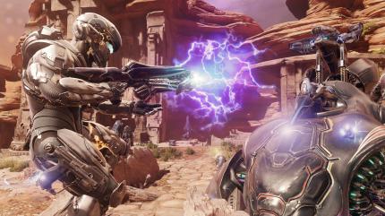 Halo 5 beschränkt sich nicht nur auf futuristische Sci-Fi-Umgebungen sondern zeigt auch natürliche Abschnitte.