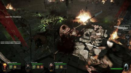 Vermintide ist äußerst blutig, herumfliegende Körperteile sind keine Seltenheit. Wer aus erhöhter Position kämpft, sorgt dabei natürlich meist für rollende Köpfe ...