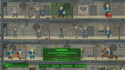 Im neu gestalteten Perk-System toben wir uns richtig aus - es gibt kein Levelcap in Fallout 4! (PS4)