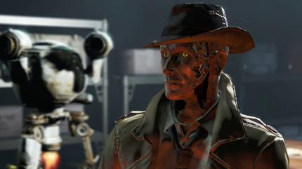 Der Roboter-Detektiv Jack Valentine zählt zu den besten Charakteren in Fallout 4. (PS4)