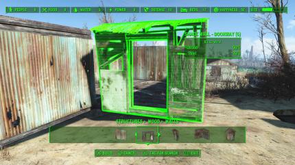 Per Crafting-System können wir uns eigene Behausungen und ganze Siedlungen bauen. (PS4)