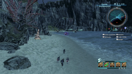 An diesem Strand findet ihr ein Untersuchungsobjekt, das euch Credits bringt.
