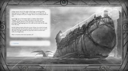Das Dorf auf dem Walrücken - nur eines von vielen bizarren Beispielen in der Welt von Torment: Tides of Numenera.