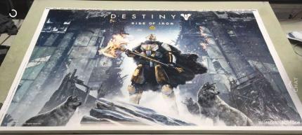 Rise of Iron ist der Name der mutmaßlich nächsten Destiny-Erweiterung. Promo-Material (im Bild) ist im Vorfeld der Spielemesse im Netz aufgetaucht.