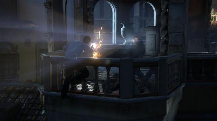 Schießen, schleichen, eine Mischung aus beidem - Uncharted 4 stellt uns die meiste Zeit frei, wie wir das Abenteuer erleben wollen.
