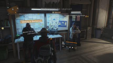 Bei den neuen NPCs tauscht ihr die Zieldaten gegen Missionen mit hochrangigen Zielen. Je besser die Belohnung, desto mehr müsst ihr investieren.