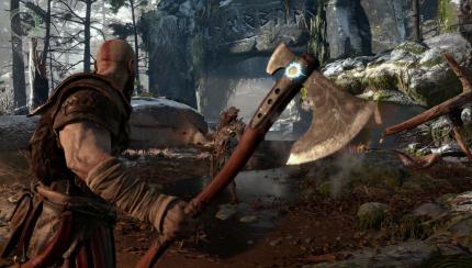 Die Axt ersetzt die Chaosklingen der älteren God-of-War-Spiele.