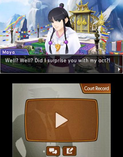 Sie ist wieder da! Fan-Liebling Maya Fey erlebt, ihre Rolle im Professor Layton-Crossover nicht mitgerechnet, ihren ersten Auftritt seit Abschluss der ersten Trilogie.